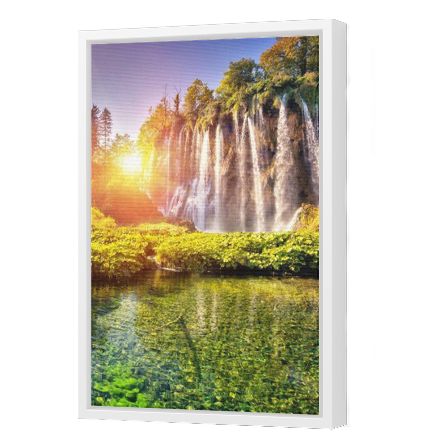 Thumbnail for Canvas - White Floating Frame