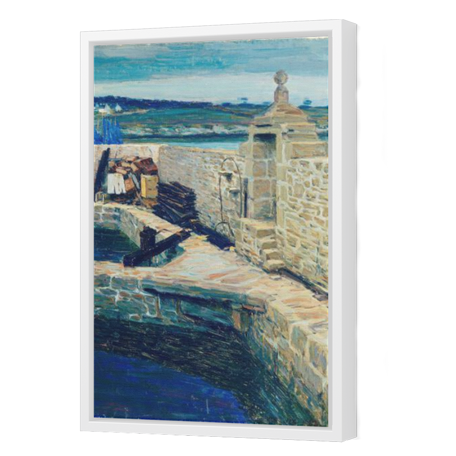 Thumbnail for Canvas - White Floating Frame