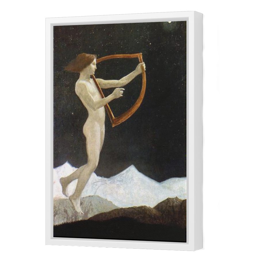 Thumbnail for Canvas - White Floating Frame
