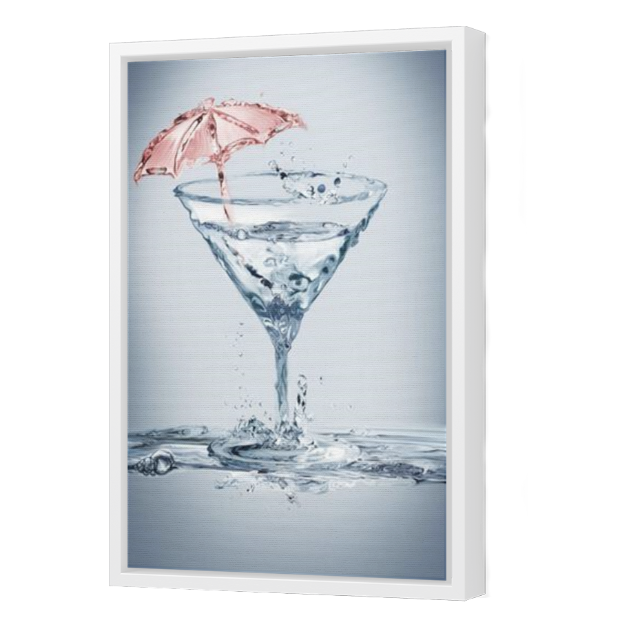 Thumbnail for Canvas - White Floating Frame