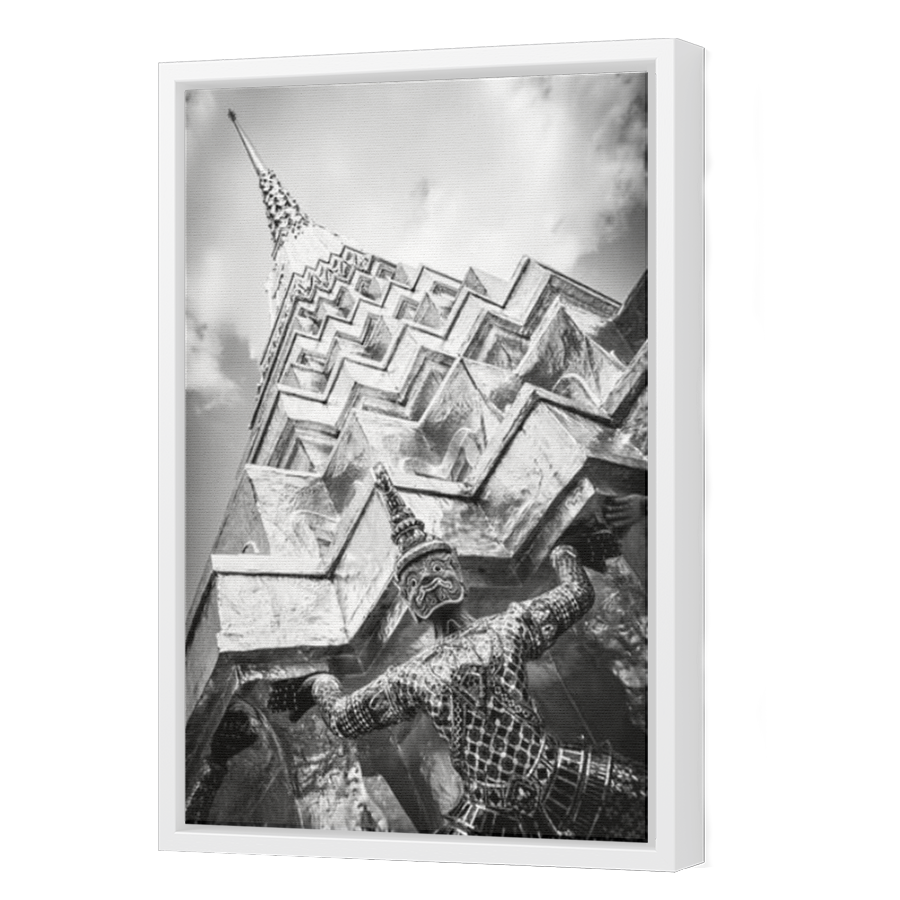 Thumbnail for Canvas - White Floating Frame