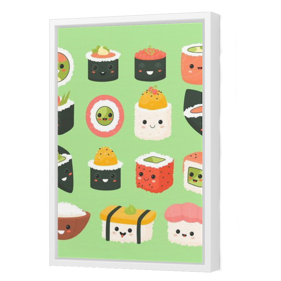 Thumbnail for Canvas - White Floating Frame