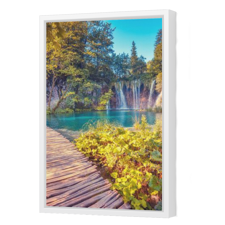 Thumbnail for Canvas - White Floating Frame