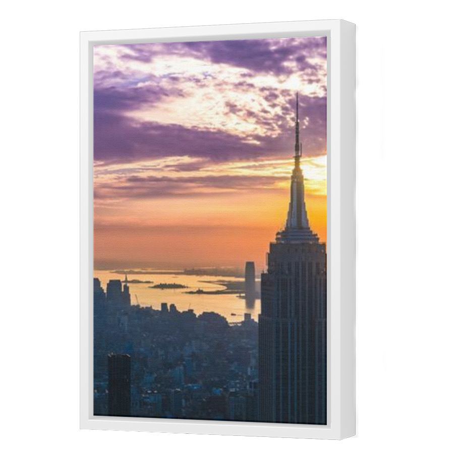 Thumbnail for Canvas - White Floating Frame