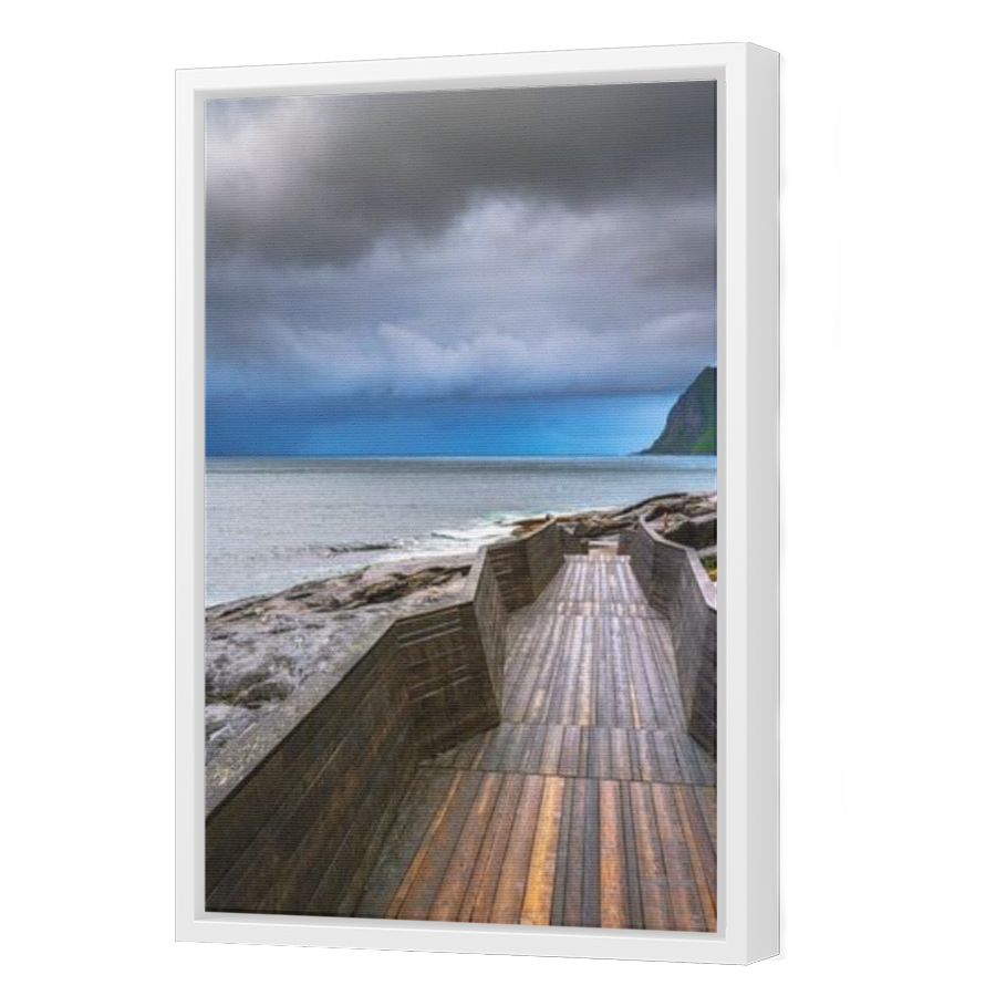 Thumbnail for Canvas - White Floating Frame