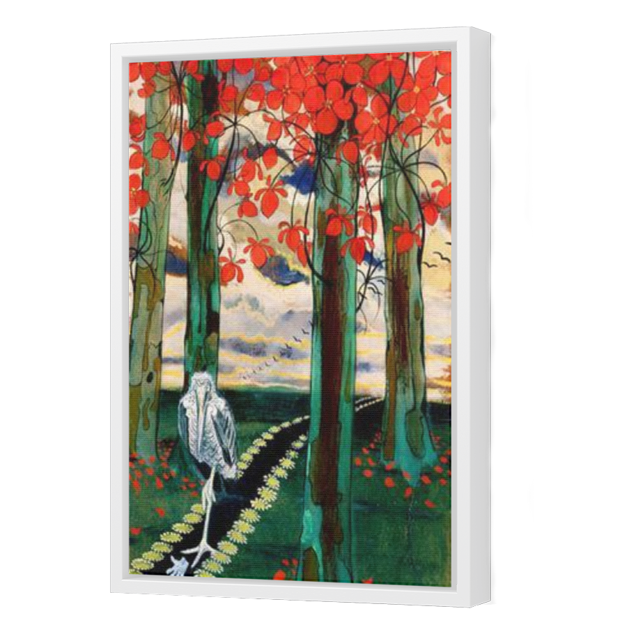 Thumbnail for Canvas - White Floating Frame
