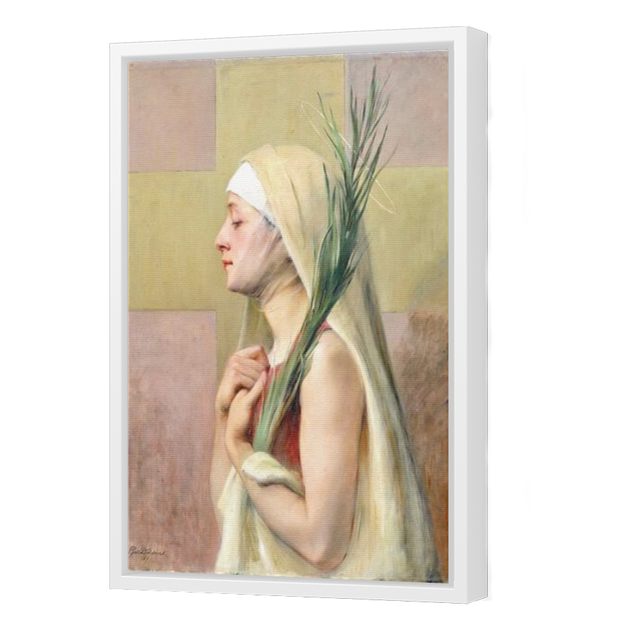 Thumbnail for Canvas - White Floating Frame