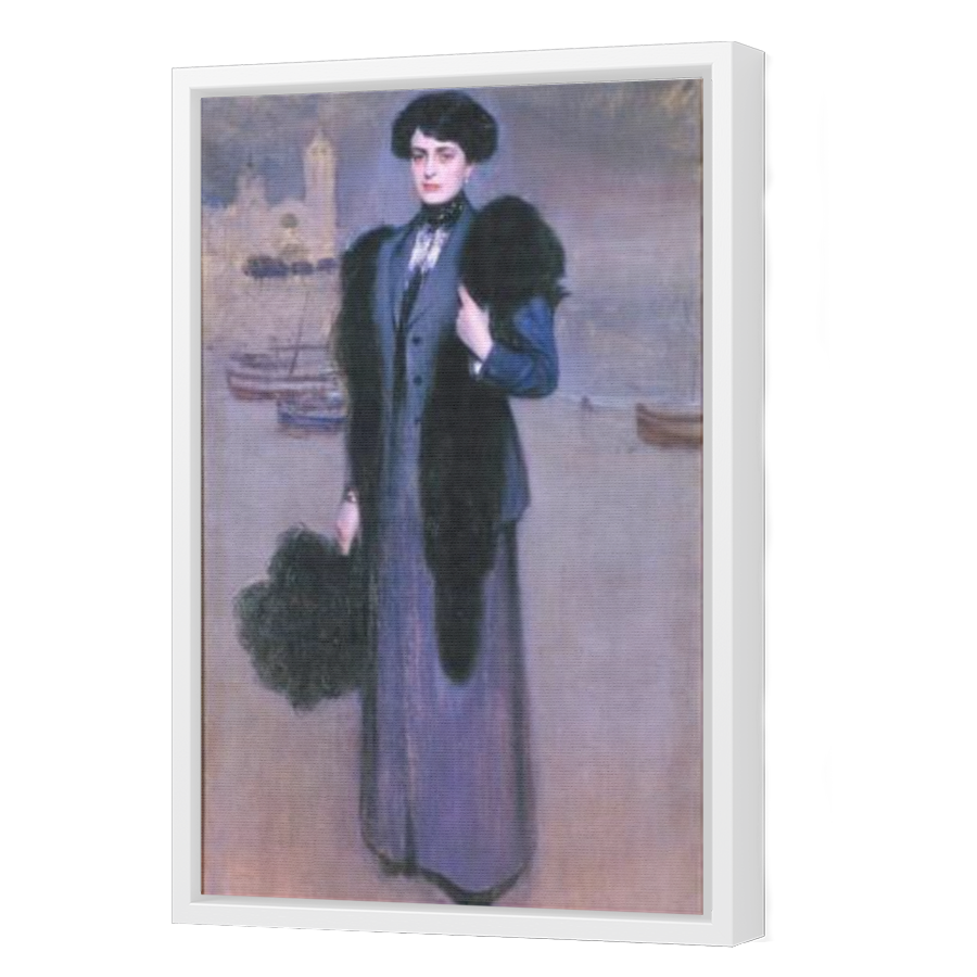Thumbnail for Canvas - White Floating Frame