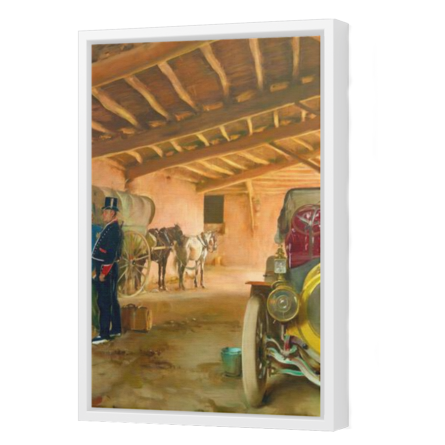 Thumbnail for Canvas - White Floating Frame