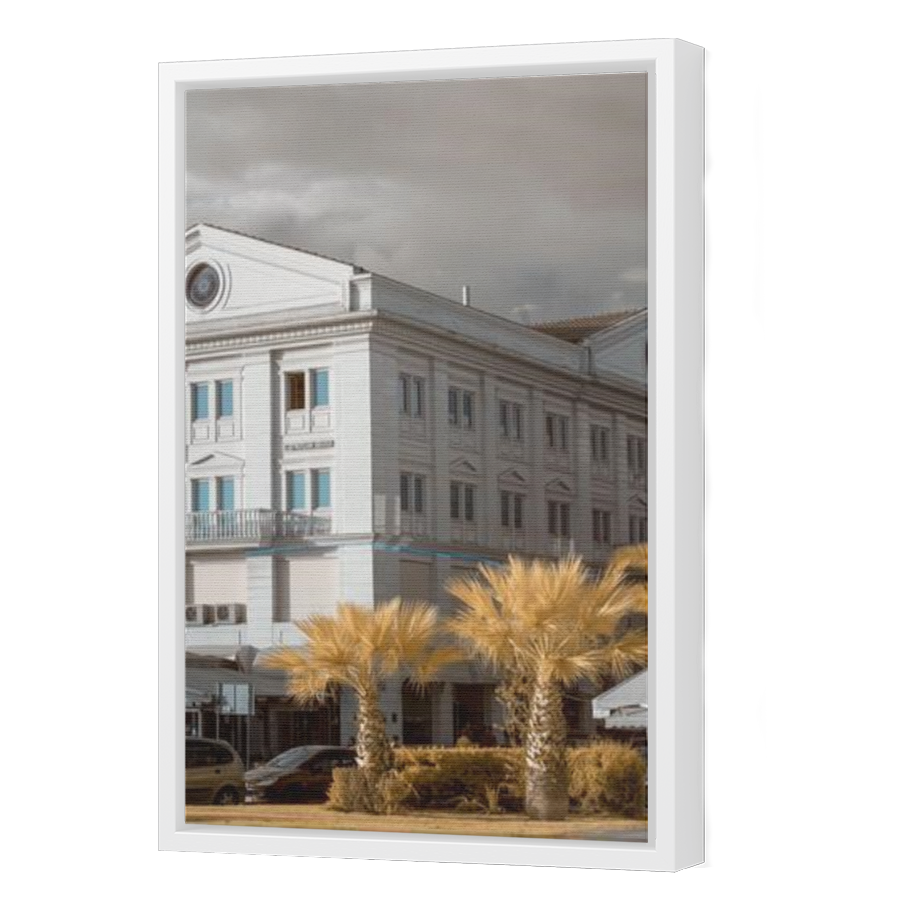 Thumbnail for Canvas - White Floating Frame