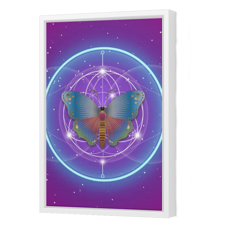 Thumbnail for Canvas - White Floating Frame