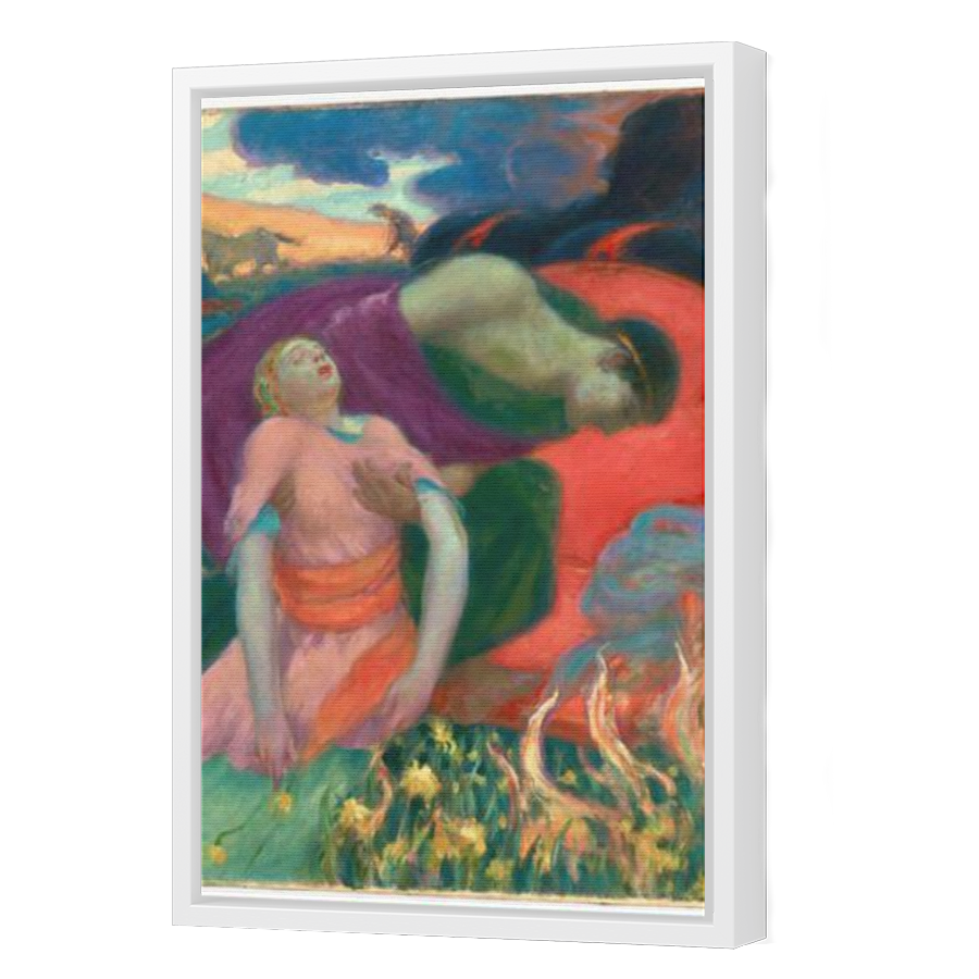 Thumbnail for Canvas - White Floating Frame