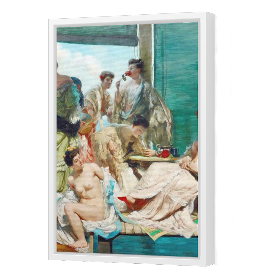Thumbnail for Canvas - White Floating Frame