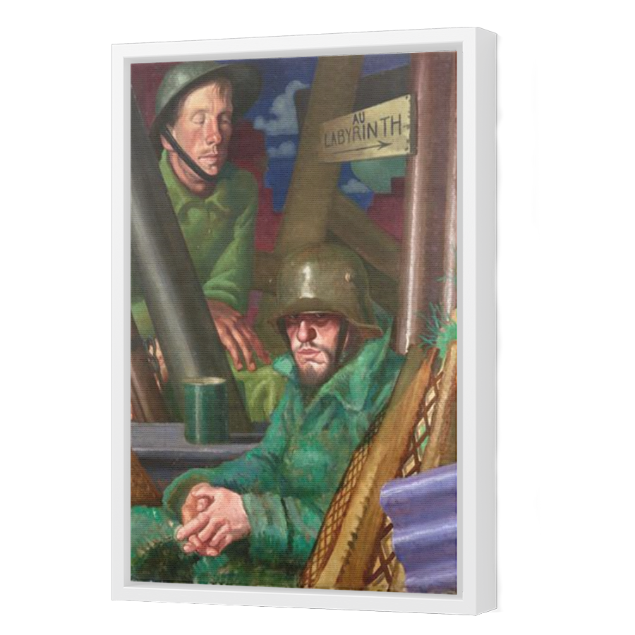 Thumbnail for Canvas - White Floating Frame