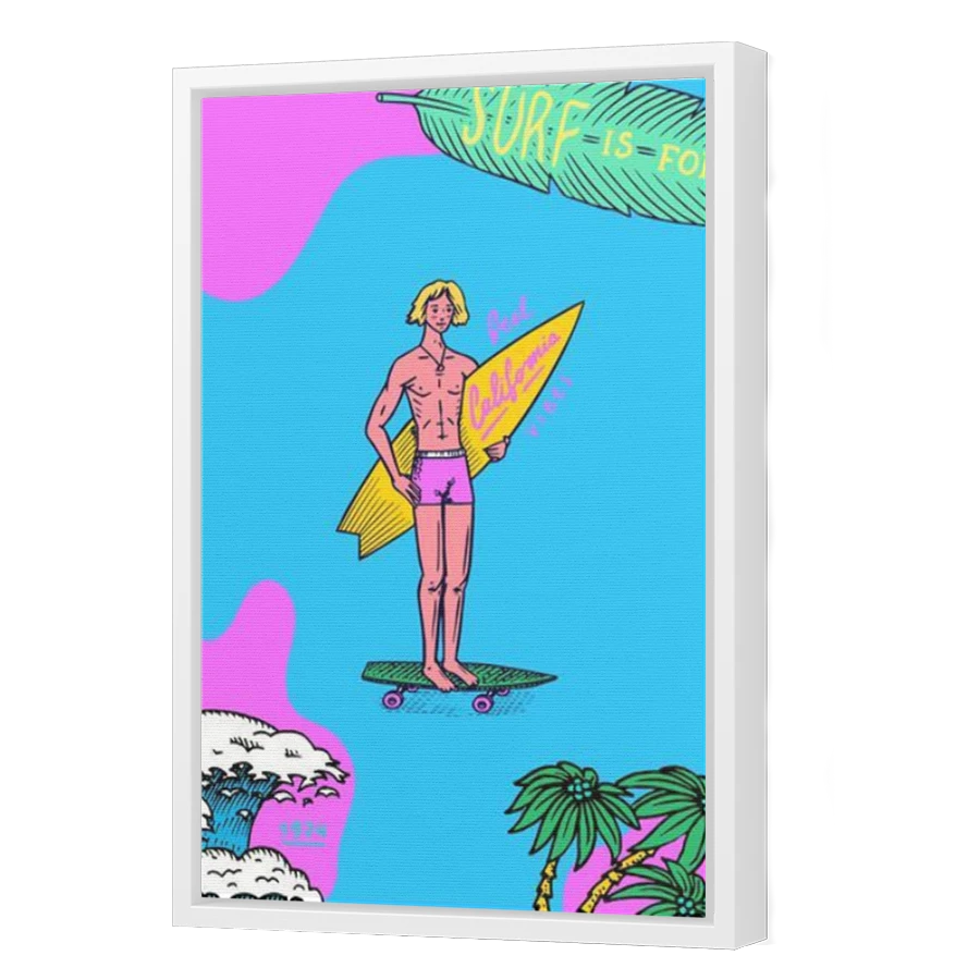 Thumbnail for Canvas - White Floating Frame