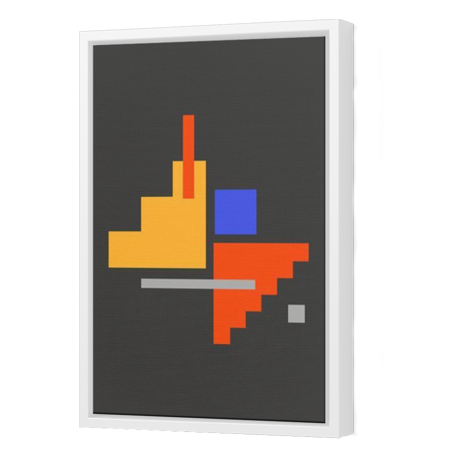 Thumbnail for Canvas - White Floating Frame