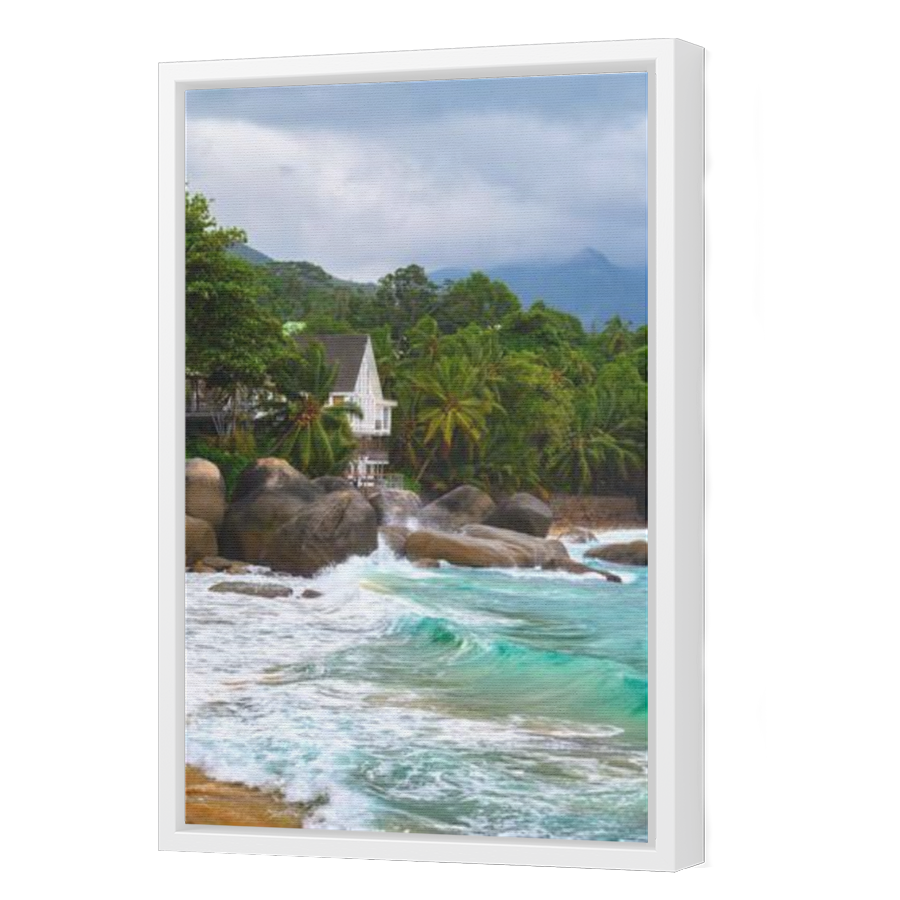 Thumbnail for Canvas - White Floating Frame