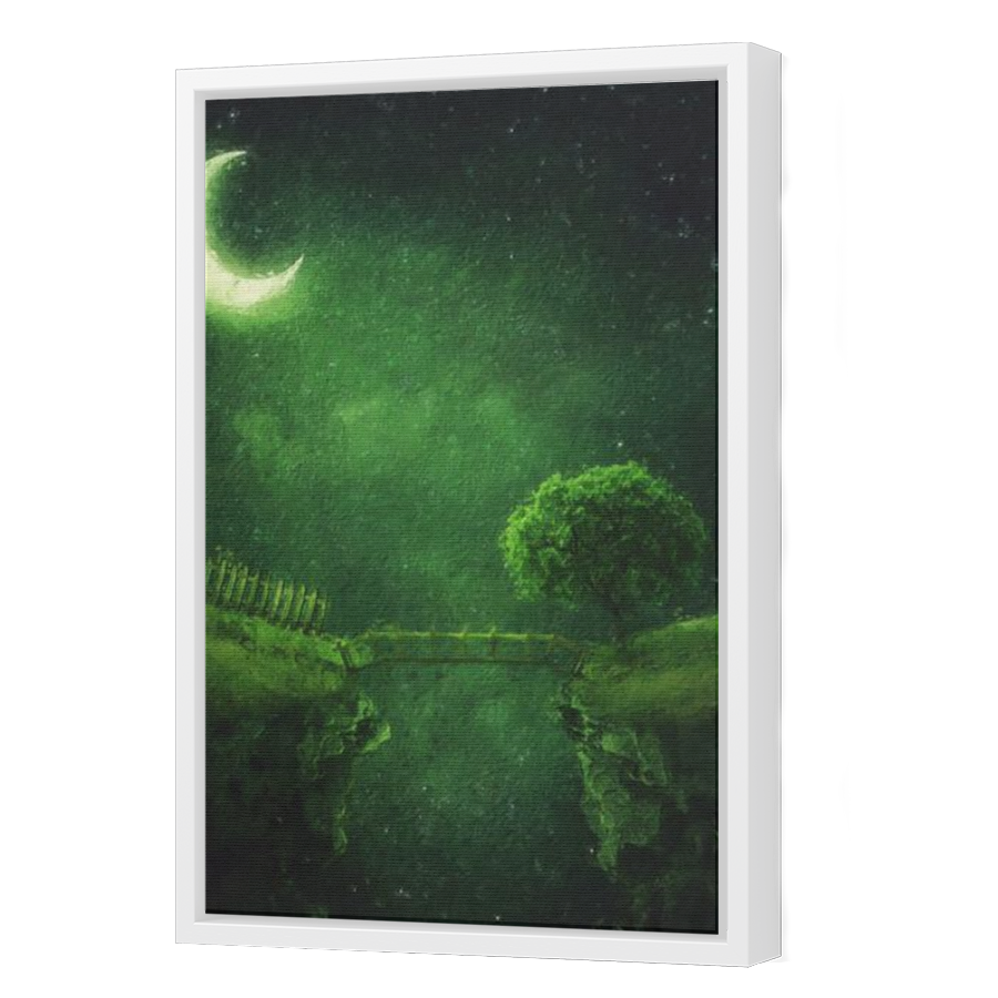 Thumbnail for Canvas - White Floating Frame
