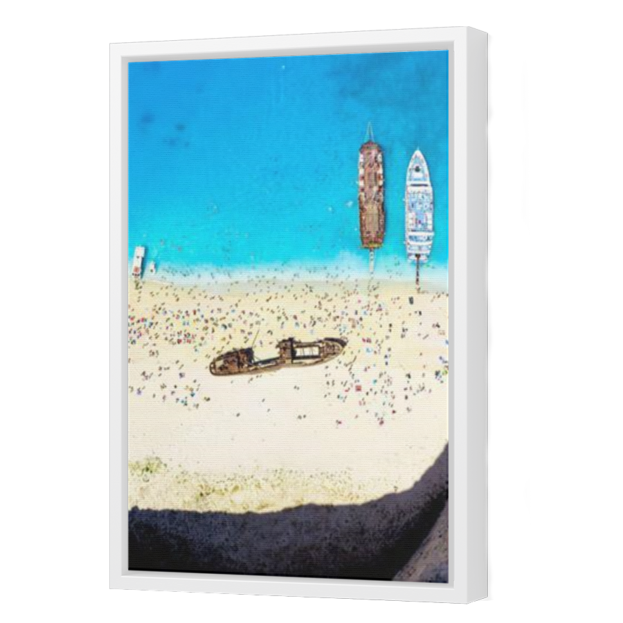 Thumbnail for Canvas - White Floating Frame