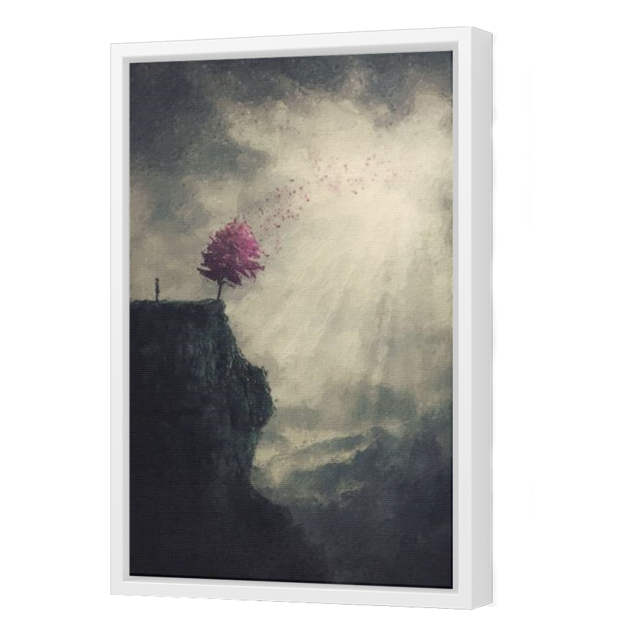 Thumbnail for Canvas - White Floating Frame