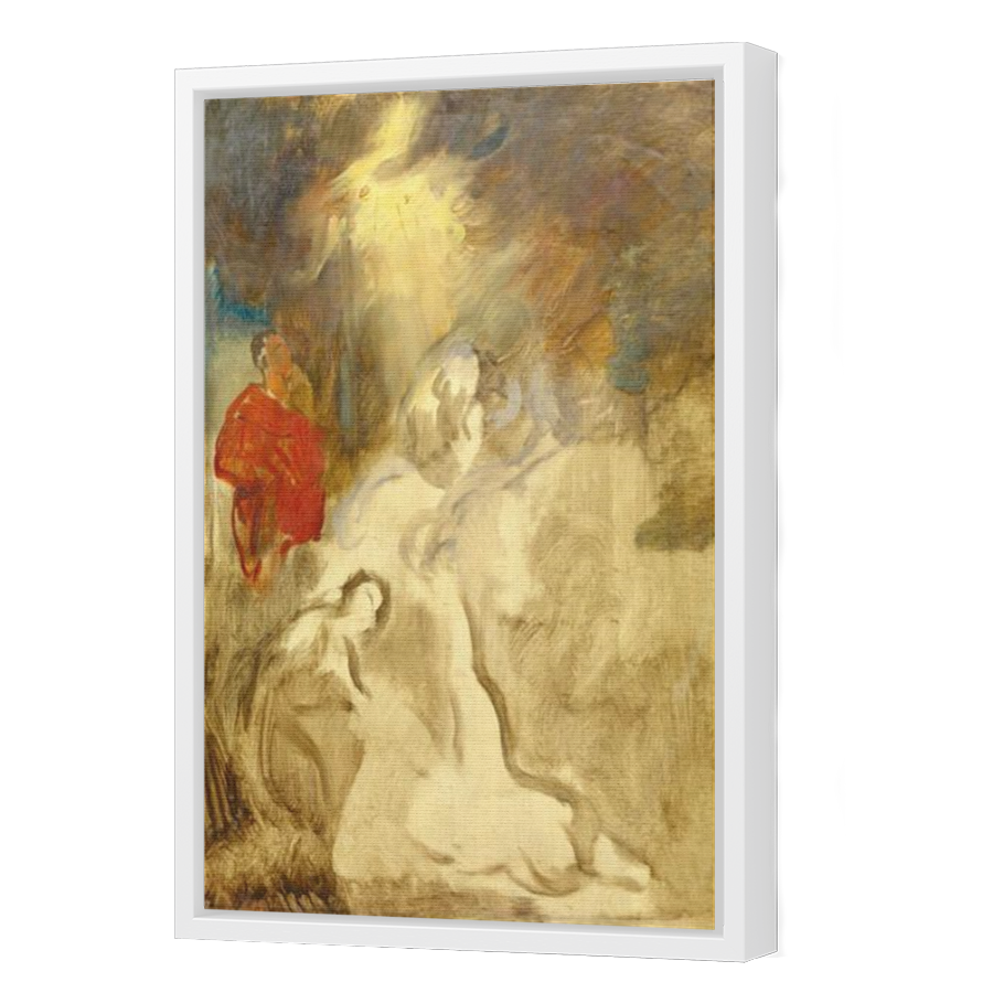 Thumbnail for Canvas - White Floating Frame