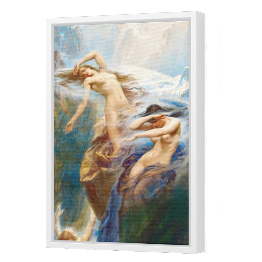 Thumbnail for Canvas - White Floating Frame