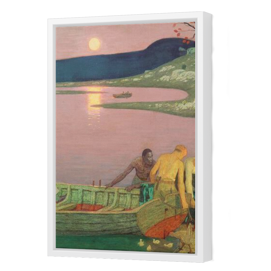 Thumbnail for Canvas - White Floating Frame