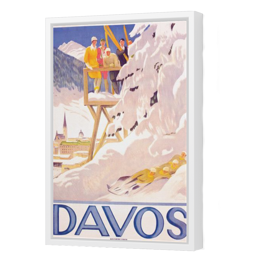 Thumbnail for Canvas - White Floating Frame