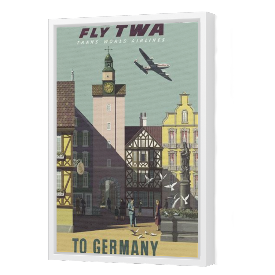Thumbnail for Canvas - White Floating Frame