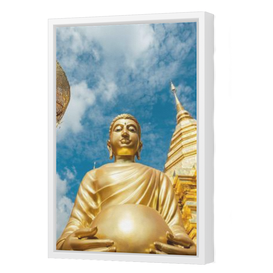 Thumbnail for Canvas - White Floating Frame