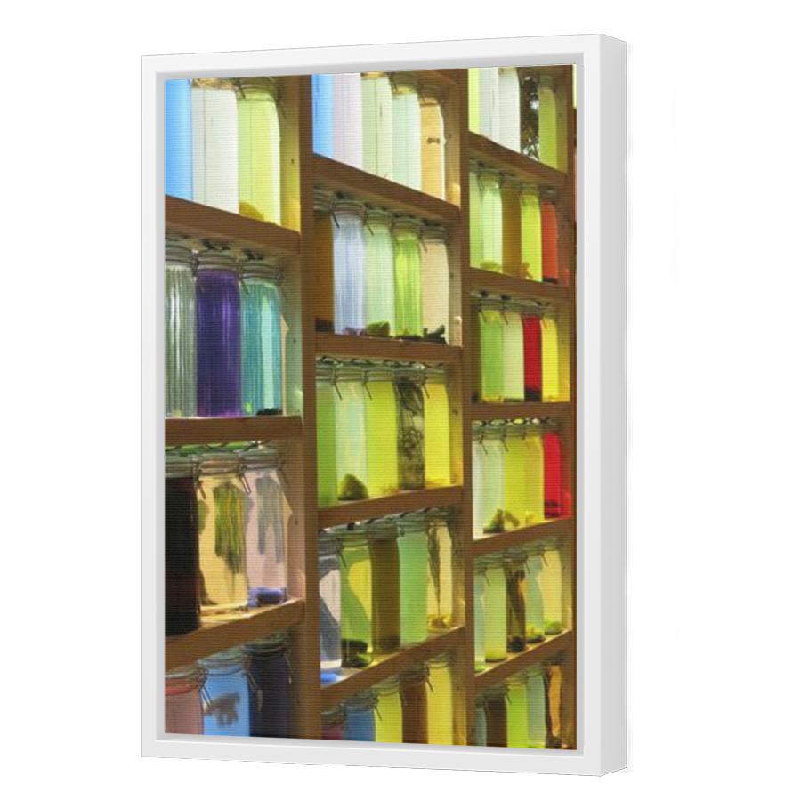 Thumbnail for Canvas - White Floating Frame