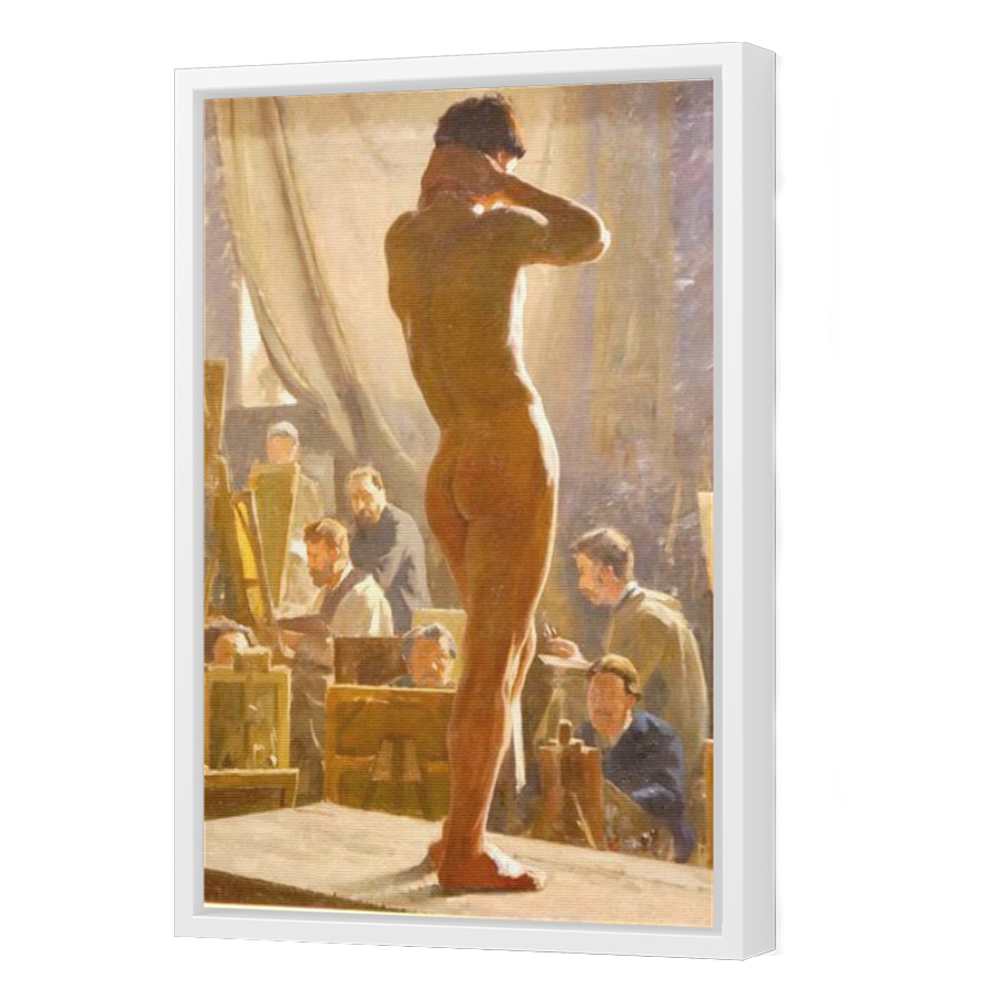 Thumbnail for Canvas - White Floating Frame