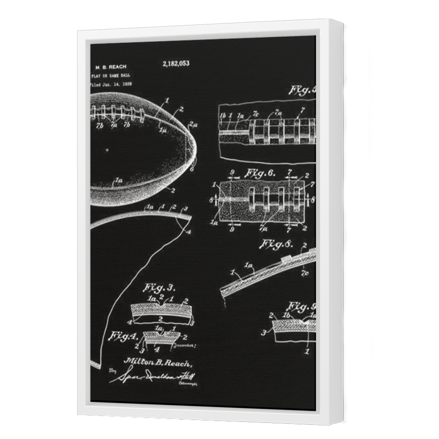 Thumbnail for Canvas - White Floating Frame