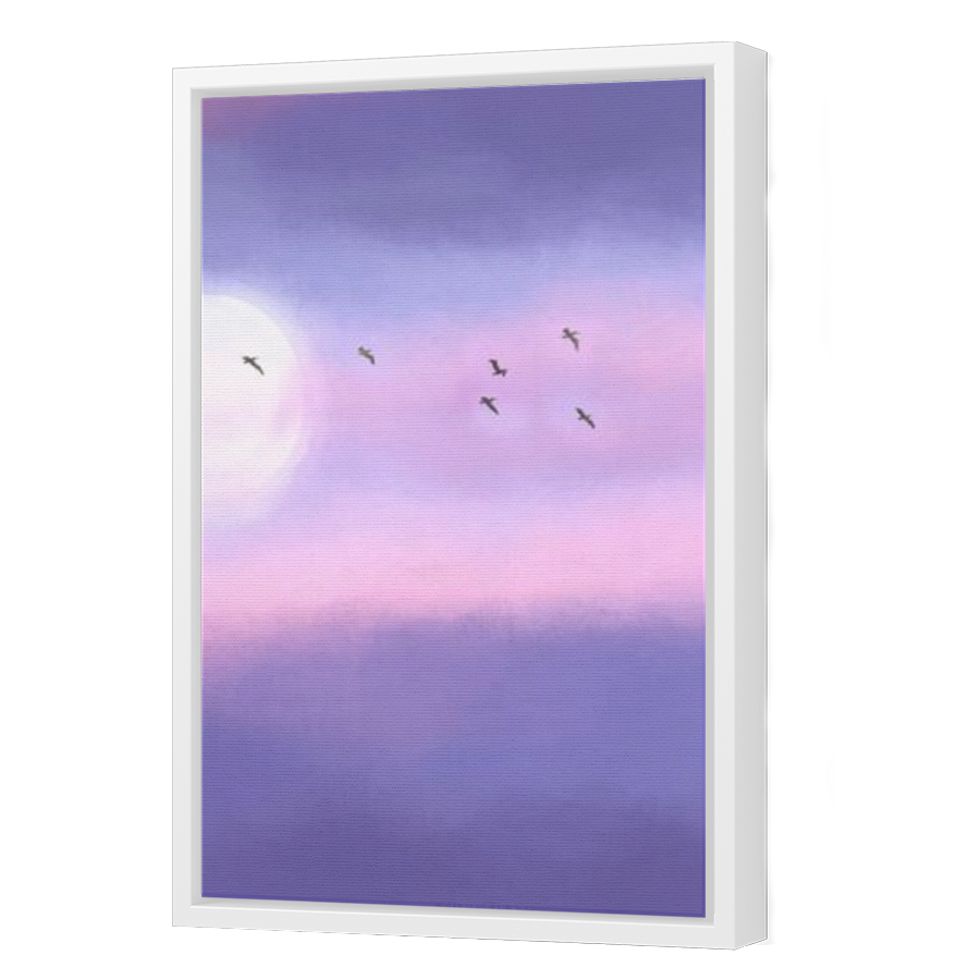 Thumbnail for Canvas - White Floating Frame
