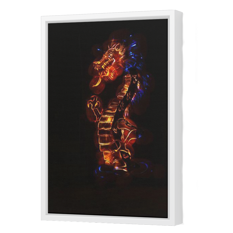 Thumbnail for Canvas - White Floating Frame
