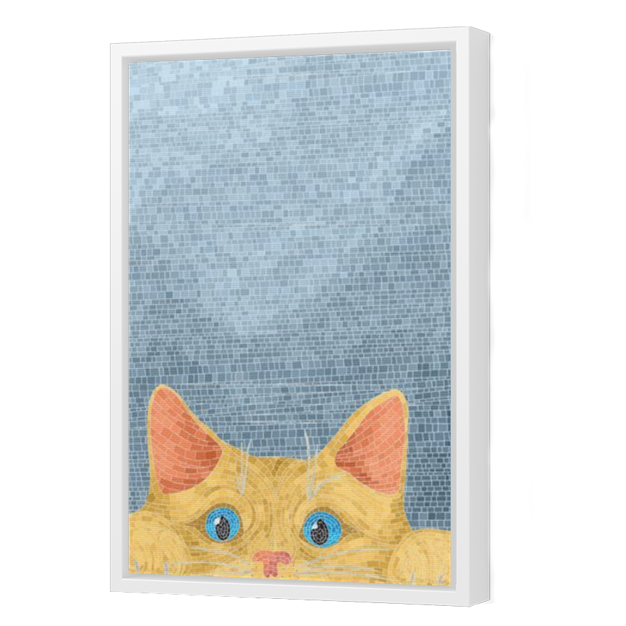 Thumbnail for Canvas - White Floating Frame