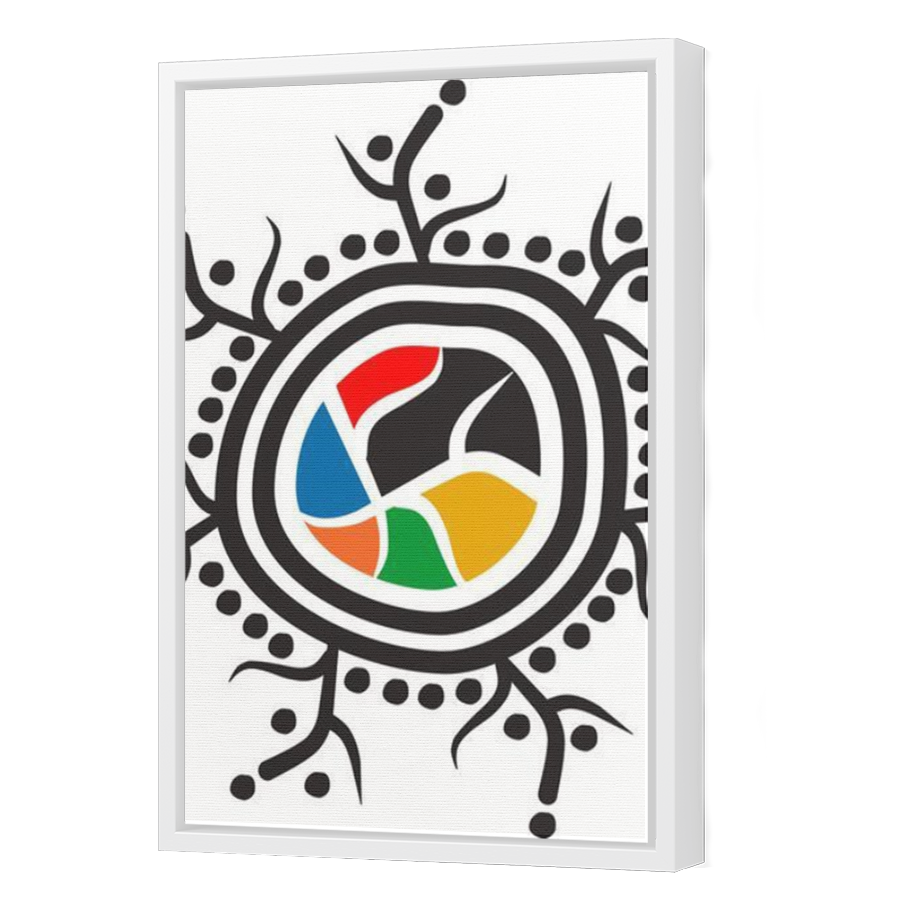 Thumbnail for Canvas - White Floating Frame