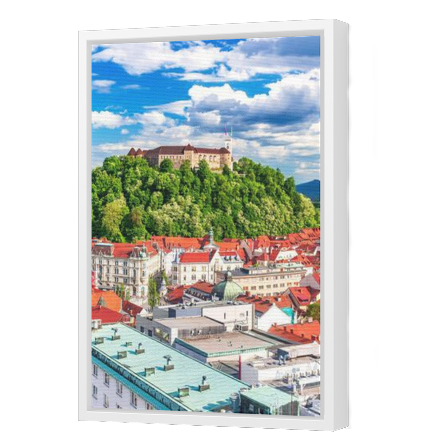 Thumbnail for Canvas - White Floating Frame