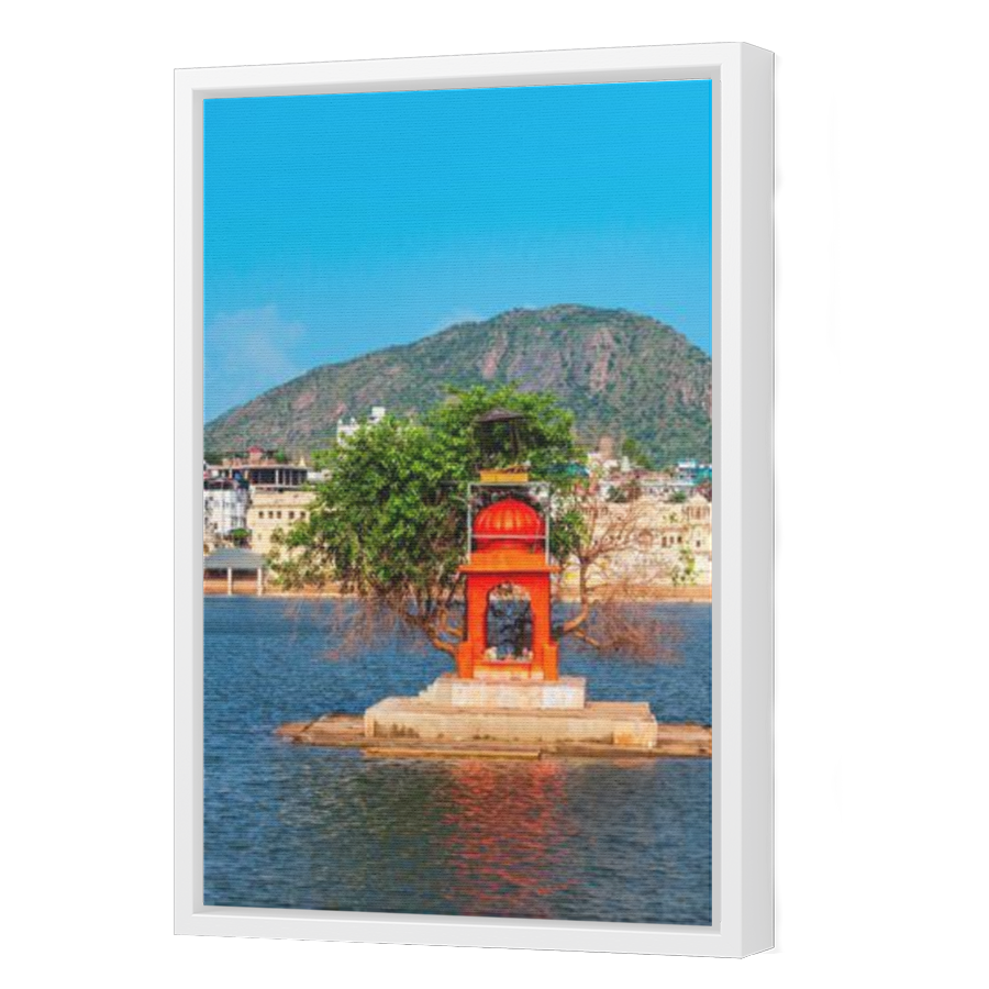 Thumbnail for Canvas - White Floating Frame