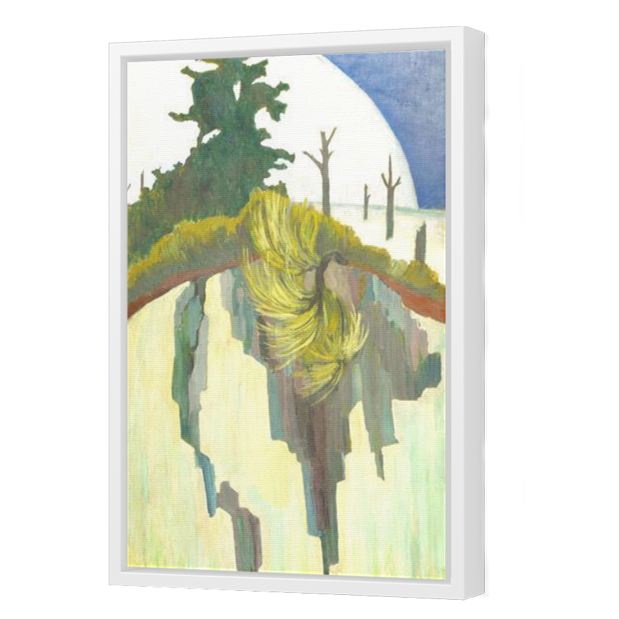 Thumbnail for Canvas - White Floating Frame