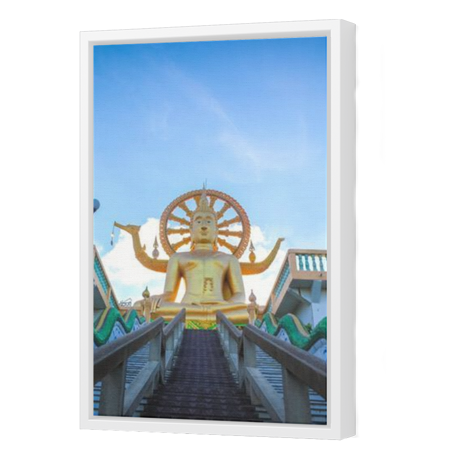 Thumbnail for Canvas - White Floating Frame