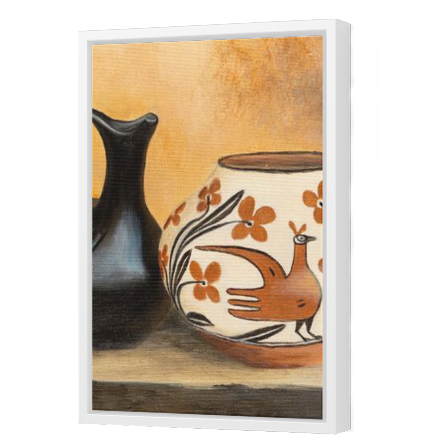 Thumbnail for Canvas - White Floating Frame