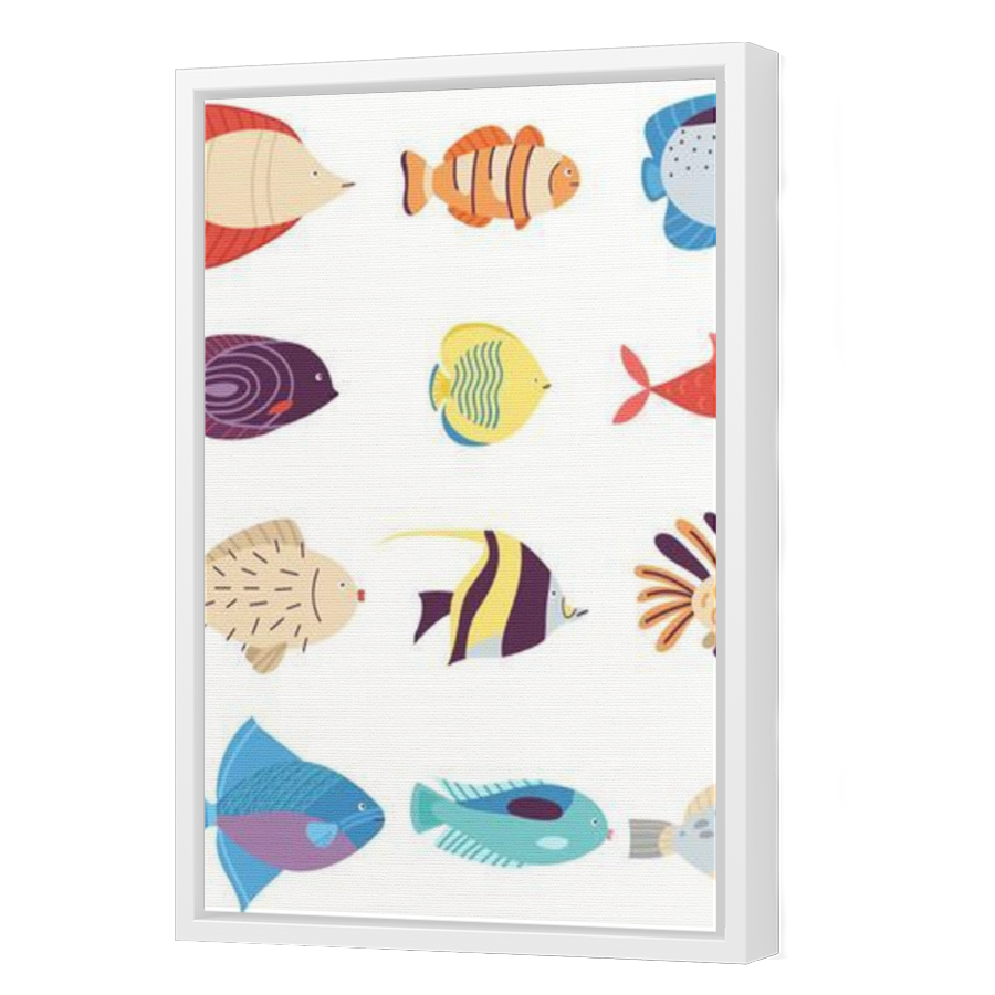 Thumbnail for Canvas - White Floating Frame