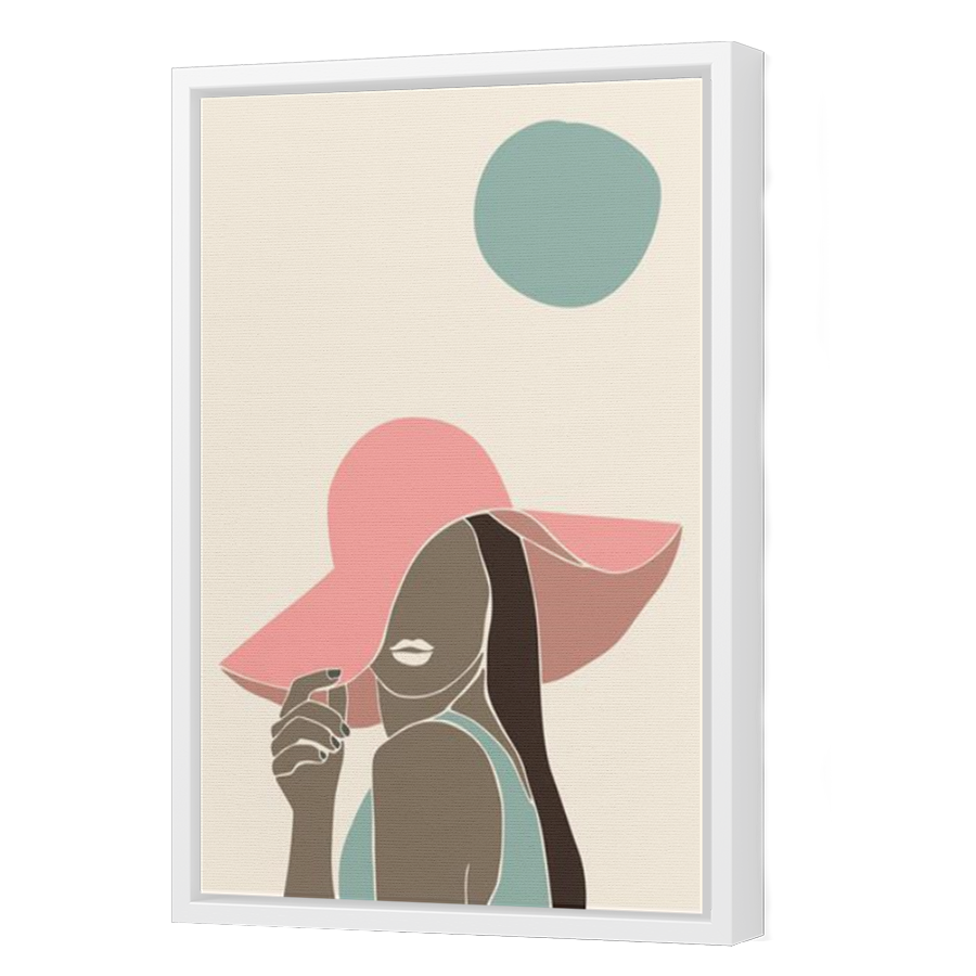 Thumbnail for Canvas - White Floating Frame
