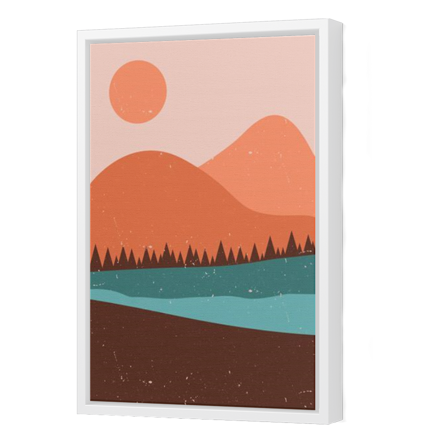 Thumbnail for Canvas - White Floating Frame