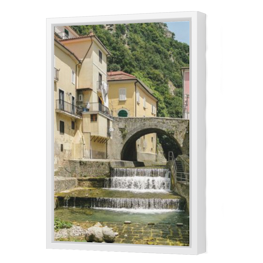 Thumbnail for Canvas - White Floating Frame