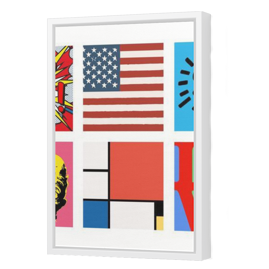 Thumbnail for Canvas - White Floating Frame