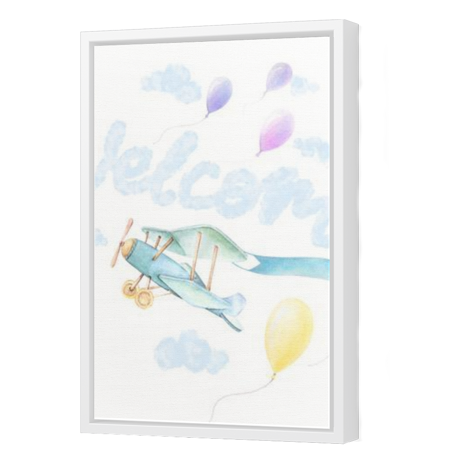 Thumbnail for Canvas - White Floating Frame