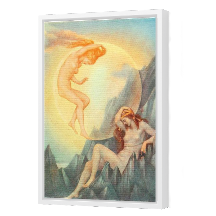 Thumbnail for Canvas - White Floating Frame