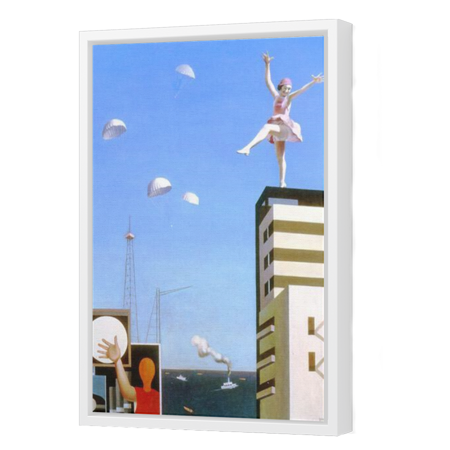 Thumbnail for Canvas - White Floating Frame